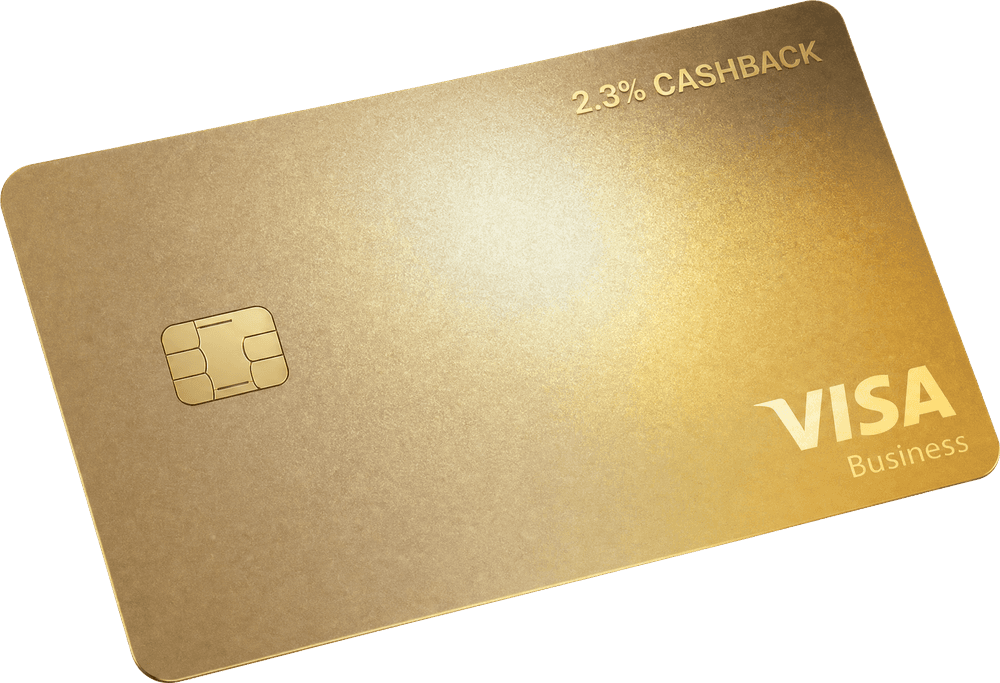 Carte cashback business 2,3%